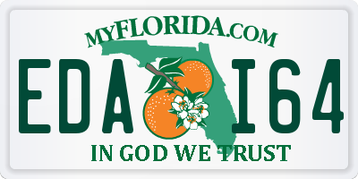 FL license plate EDAI64