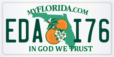 FL license plate EDAI76