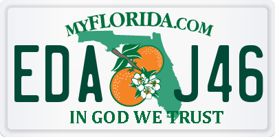 FL license plate EDAJ46