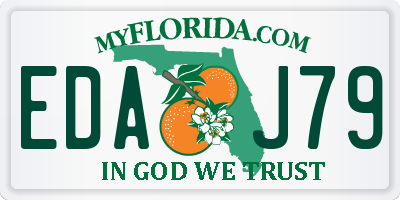 FL license plate EDAJ79