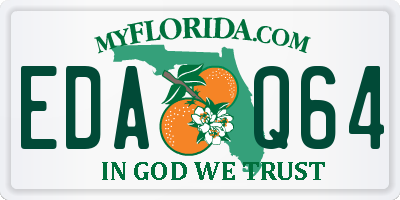 FL license plate EDAQ64