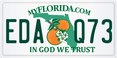 FL license plate EDAQ73