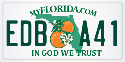FL license plate EDBA41