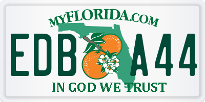 FL license plate EDBA44