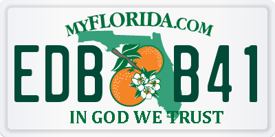 FL license plate EDBB41