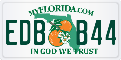 FL license plate EDBB44