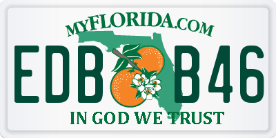 FL license plate EDBB46