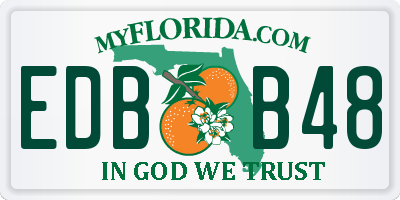 FL license plate EDBB48