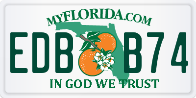 FL license plate EDBB74