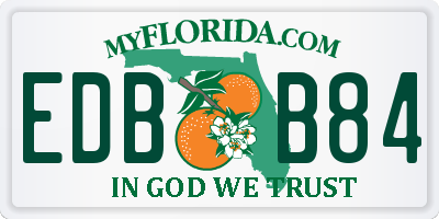 FL license plate EDBB84