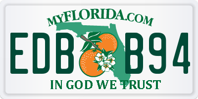FL license plate EDBB94