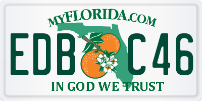 FL license plate EDBC46