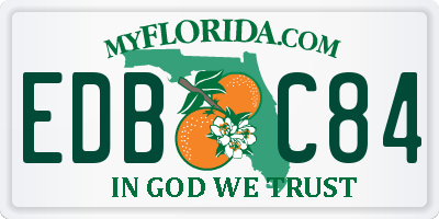 FL license plate EDBC84