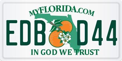 FL license plate EDBD44