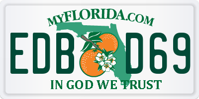 FL license plate EDBD69