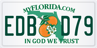 FL license plate EDBD79