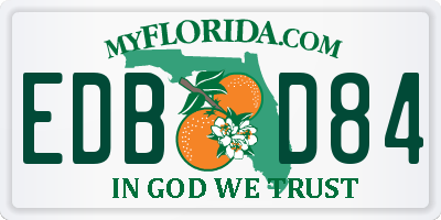 FL license plate EDBD84