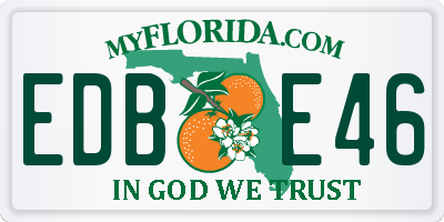 FL license plate EDBE46