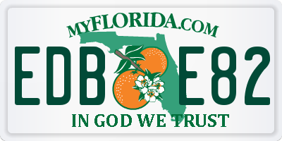 FL license plate EDBE82