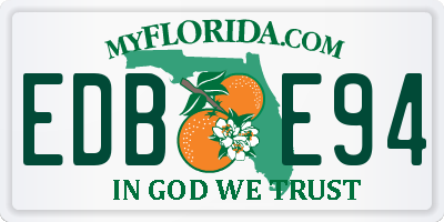 FL license plate EDBE94