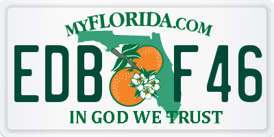 FL license plate EDBF46