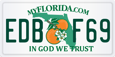FL license plate EDBF69