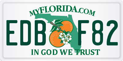 FL license plate EDBF82