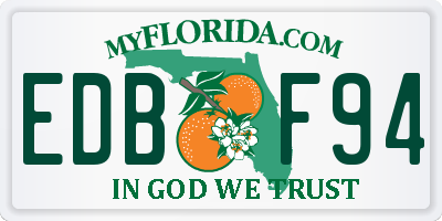 FL license plate EDBF94