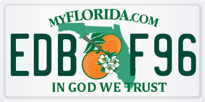 FL license plate EDBF96