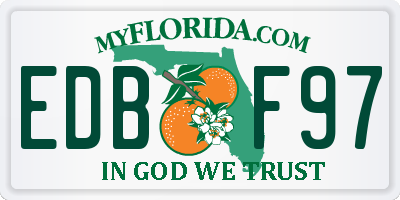 FL license plate EDBF97