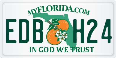 FL license plate EDBH24