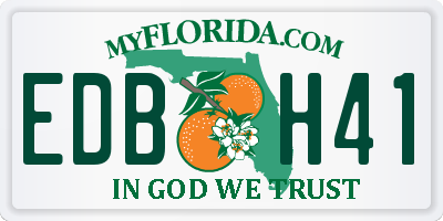 FL license plate EDBH41