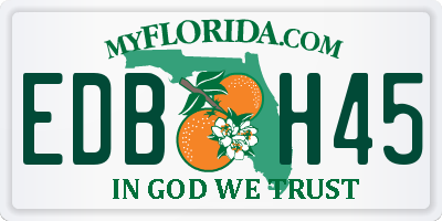 FL license plate EDBH45