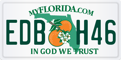 FL license plate EDBH46