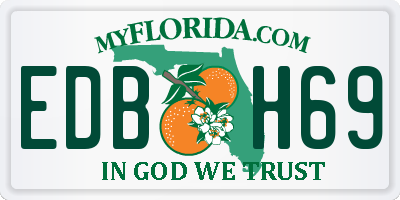 FL license plate EDBH69