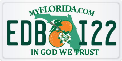 FL license plate EDBI22