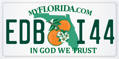 FL license plate EDBI44