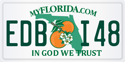 FL license plate EDBI48