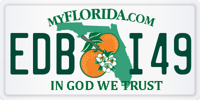 FL license plate EDBI49