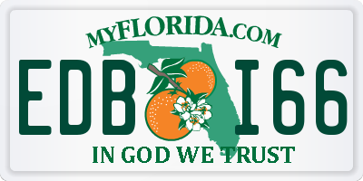 FL license plate EDBI66