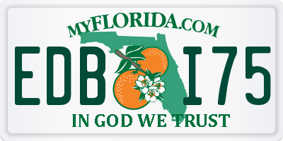 FL license plate EDBI75