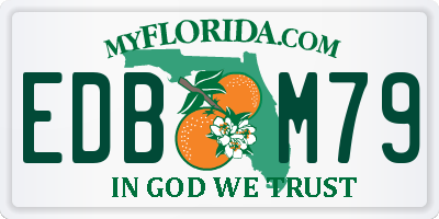 FL license plate EDBM79