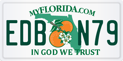 FL license plate EDBN79