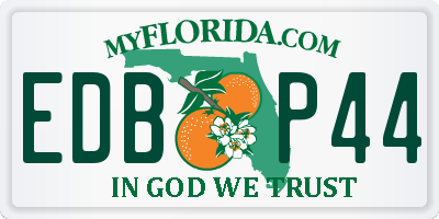FL license plate EDBP44