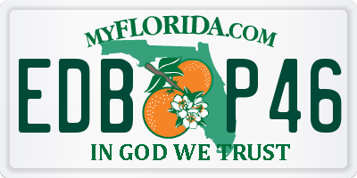 FL license plate EDBP46