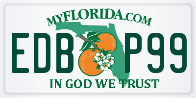 FL license plate EDBP99