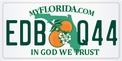 FL license plate EDBQ44