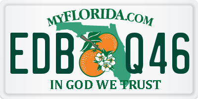 FL license plate EDBQ46