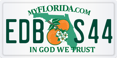 FL license plate EDBS44