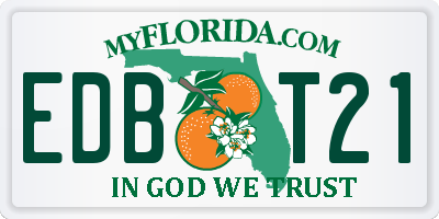 FL license plate EDBT21